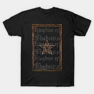 Pentgram, Kingdom of Shadows, 9th Gate, Pentacle, Sigil of Baphomet, Dark Art, Nature Sticker T-Shirt